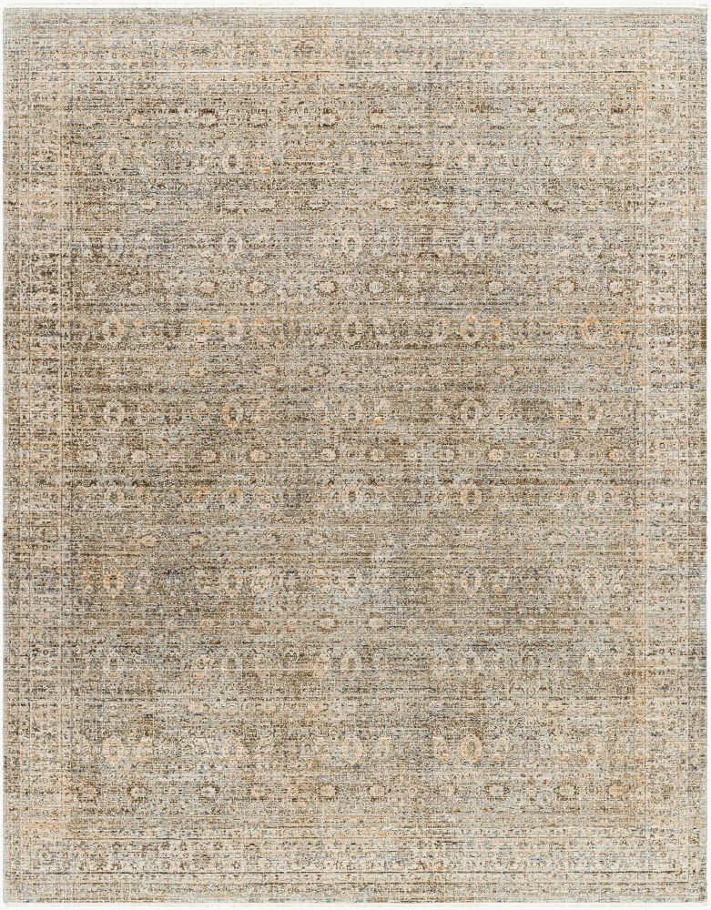 Margaret Machine Woven Rug, by Surya, 1'4.93" length x 1'4.93" width