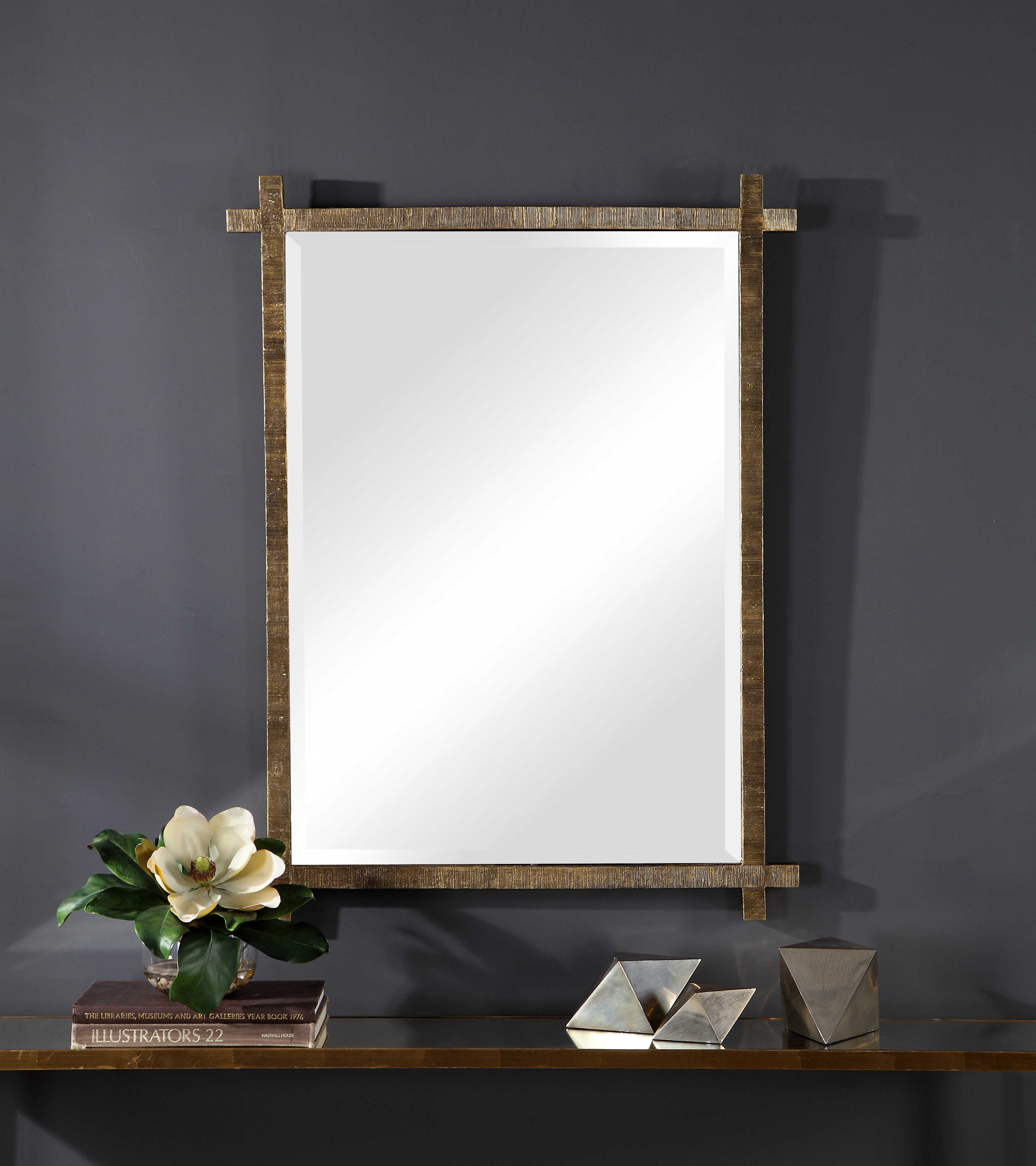 Abanu Gold Vanity Mirror large image 