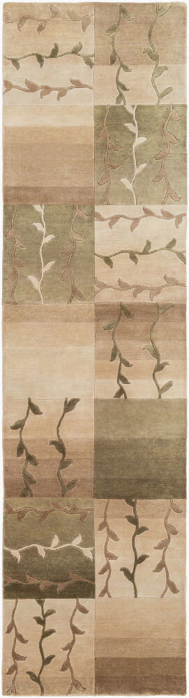 Mugal Handmade Rug, by Surya, 10' length x 2'6" width