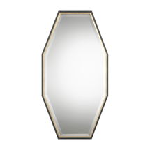 Online Designer Bathroom Savion Gold Octagon Mirror