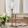 Levit (Small) Gold Table Candle Holder, Candles & Candle Holder by Mercana, 5" length x 5" width x 14" height thumbnail 4