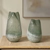 Chianti Seeded Glass Vases Set/2, by Uttermost, 4.5" width x 12" height x 7" depth thumbnail 4