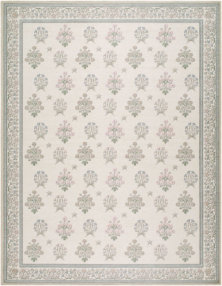 Thistle Machine Woven Rug, by Surya, 7'2.61" length x 5'2.99" width