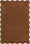 Scalloped Handmade Rug, by Surya, 1'6" length x 1'6" width thumbnail