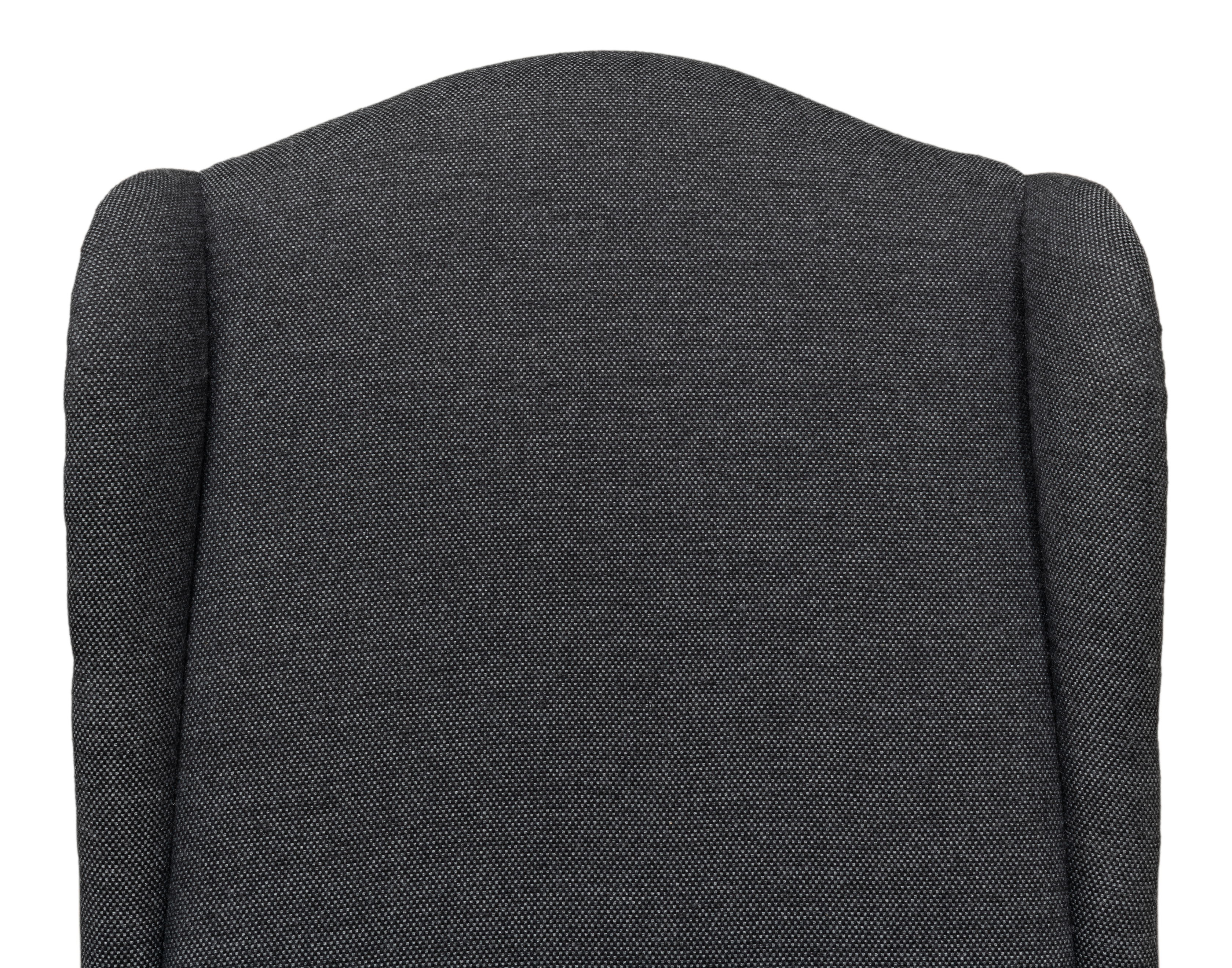 Black High Back Dining Chair, by Sarreid, 21" length x 26" width x 46" height View 7