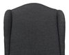 Black High Back Dining Chair, by Sarreid, 2'2" length x 1'9" width x 3'10" height thumbnail 7