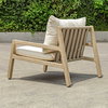 Strapped Outdoor Lounge Chair, Outdoor Accent Chair by Uttermost, 2'10" width x 2'4.5" height x 3'4" depth thumbnail 5
