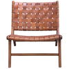Plait Woven Leather Accent Chair thumbnail 0