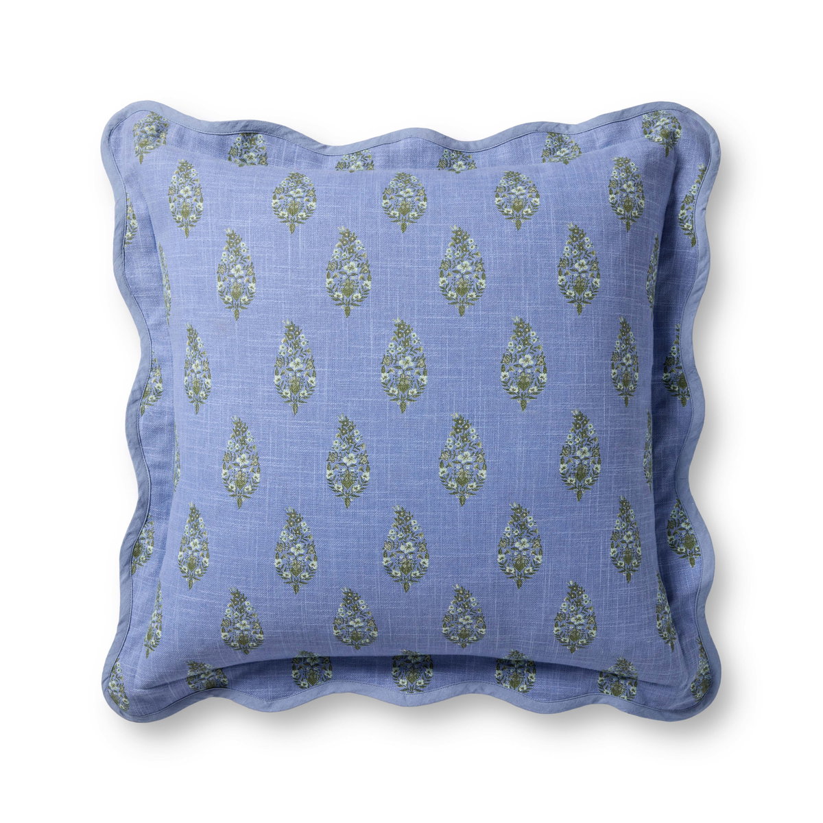 Rifle Paper Co. x Loloi Paisley Pillow, Decorative Pillow, 22" length x 22" width View 1
