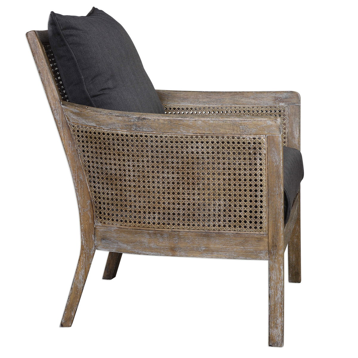 Encore Dark Gray Armchair, Accent Chair by Uttermost, 28.5" width x 33" height x 31" depth View 4