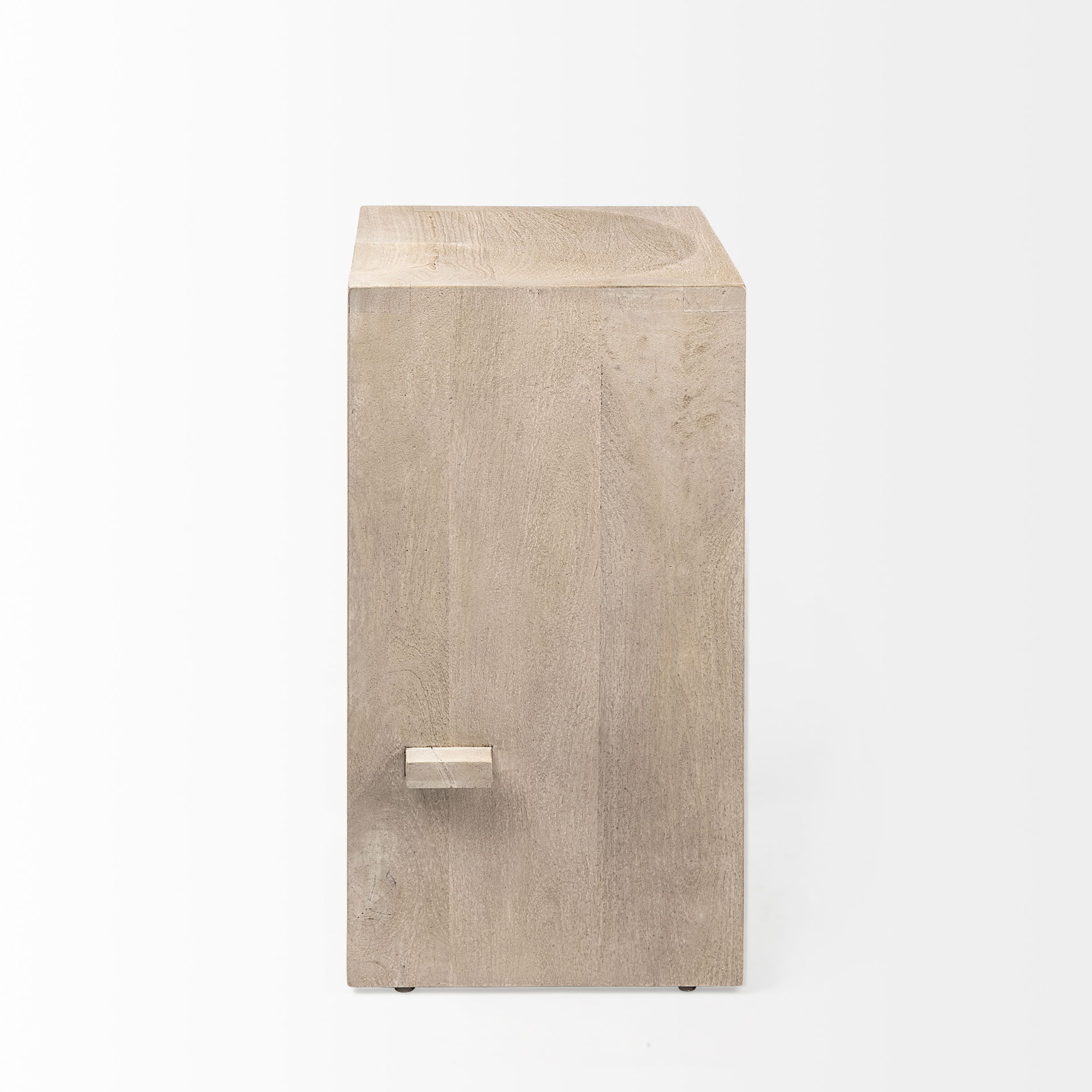 Aida 26' Seat Height Light Gray Wood Counter Stool large image 