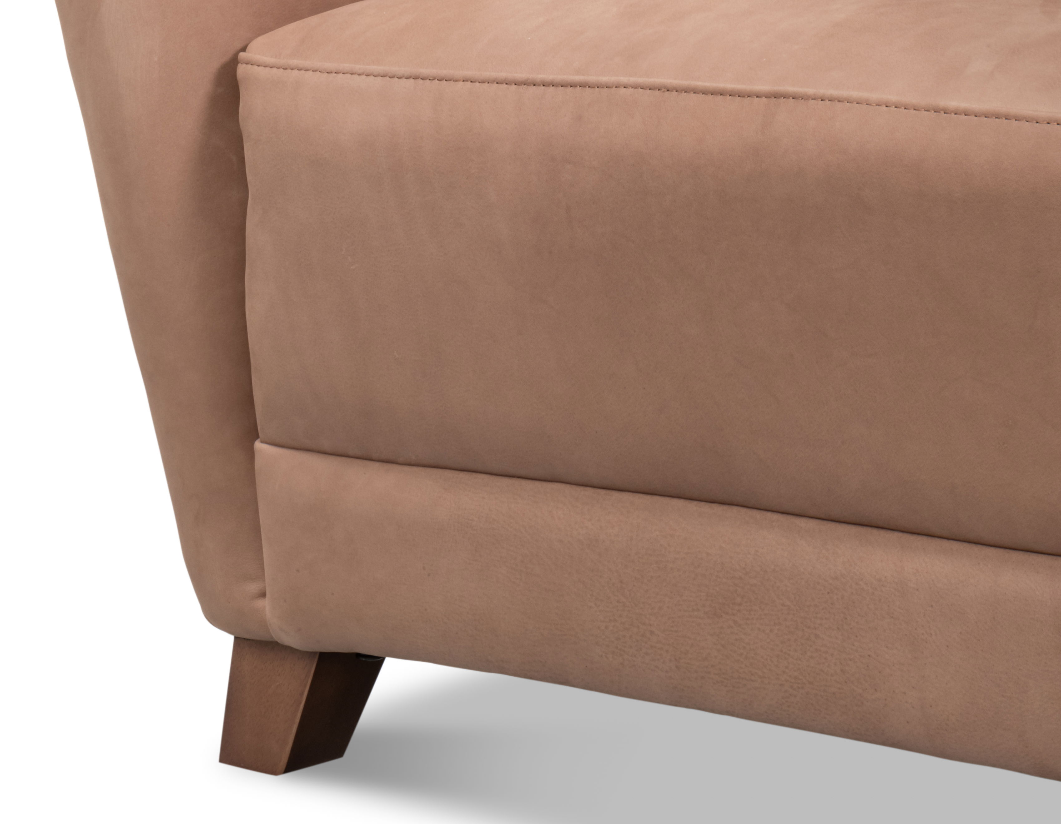 Lombard Wing Chair,Greece Grey Leather large image 