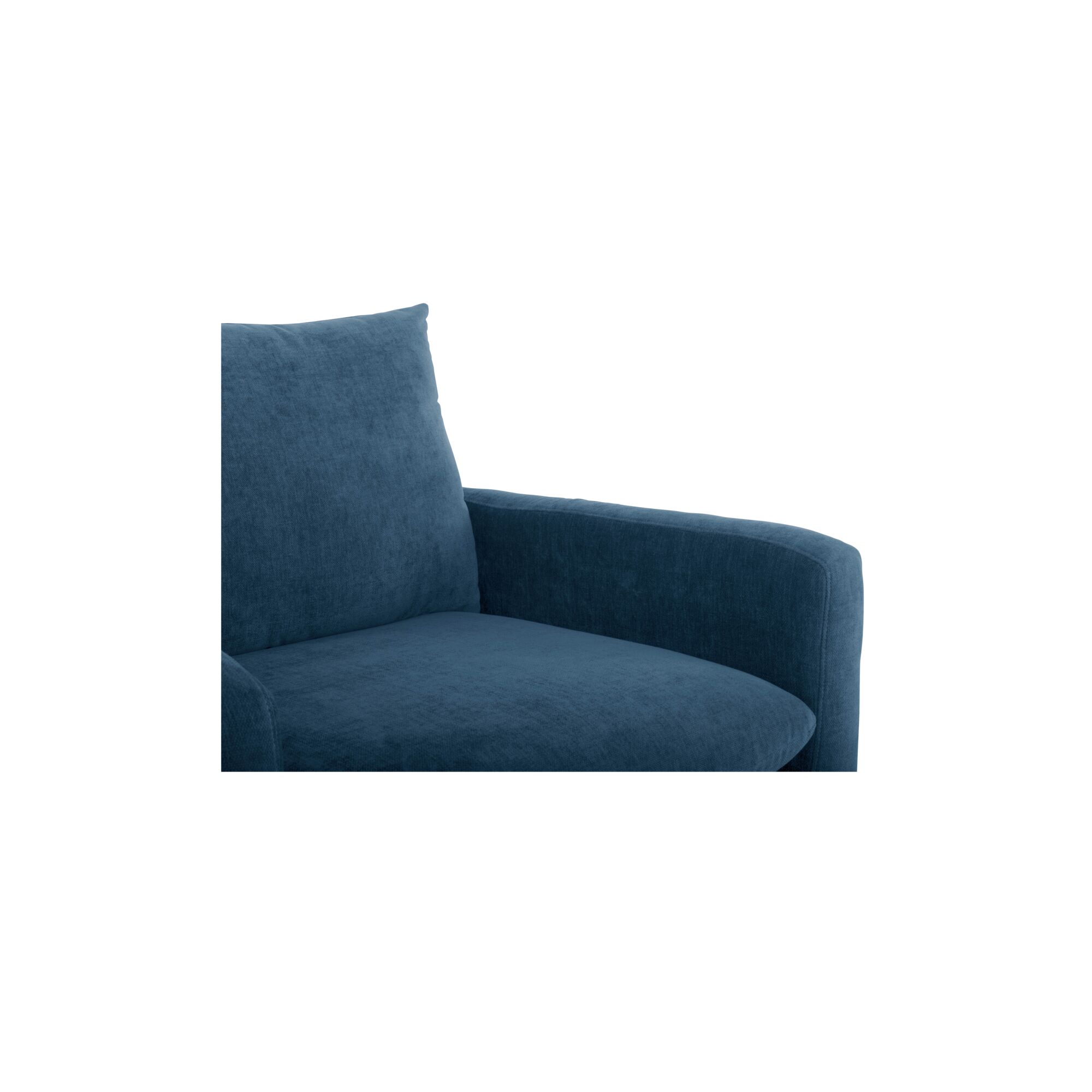 Paris Armchair Blue, Accent Chair by Moe's Home, 30.25" width x 32.5" height x 34.75" depth View 7
