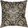 Moody Damask Accent Pillow, Decorative Pillow by Surya, 18" length x 18" width thumbnail