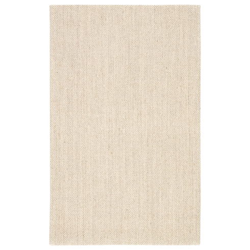 Naturals Sanibel Ivory/White Solid Hand-Tufted Area Rug