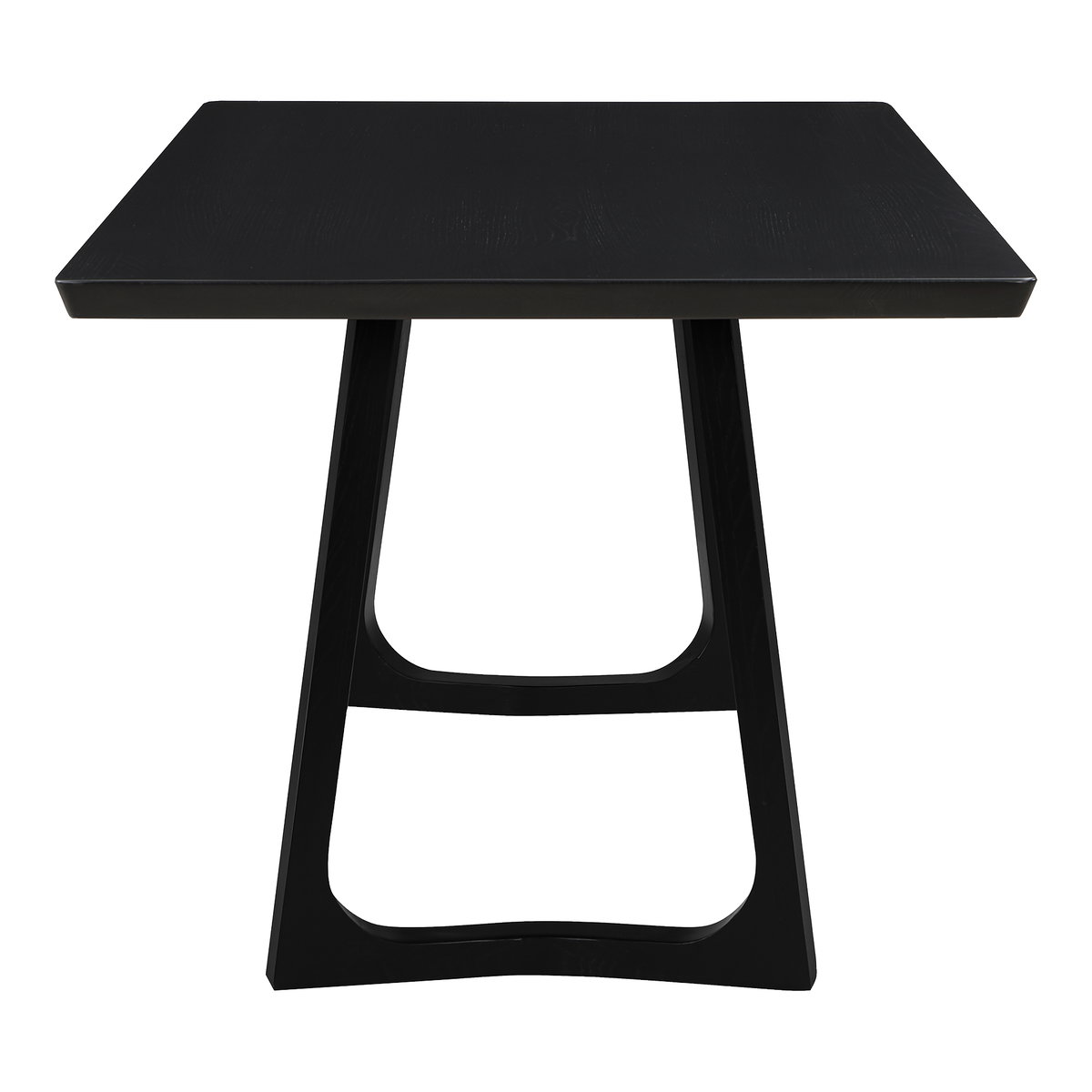 Silas Dining Table Black Ash, by Moe's Home, 76" width x 29.5" height x 36" depth View 3