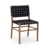 Mira Outdoor Dining Chair Black, by Moe's Home, 20" width x 33" height x 21.5" depth thumbnail 2