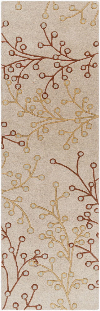 Athena Handmade Rug, by Surya, 8' length x 2'6" width