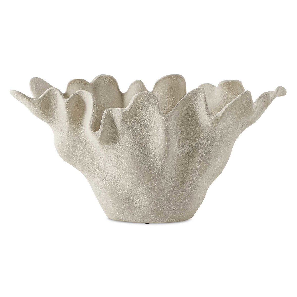 Sand Dune Outdoor Ceramic Bowl, Decorative by Uttermost, 22" width x 11" height x 11" depth View 1