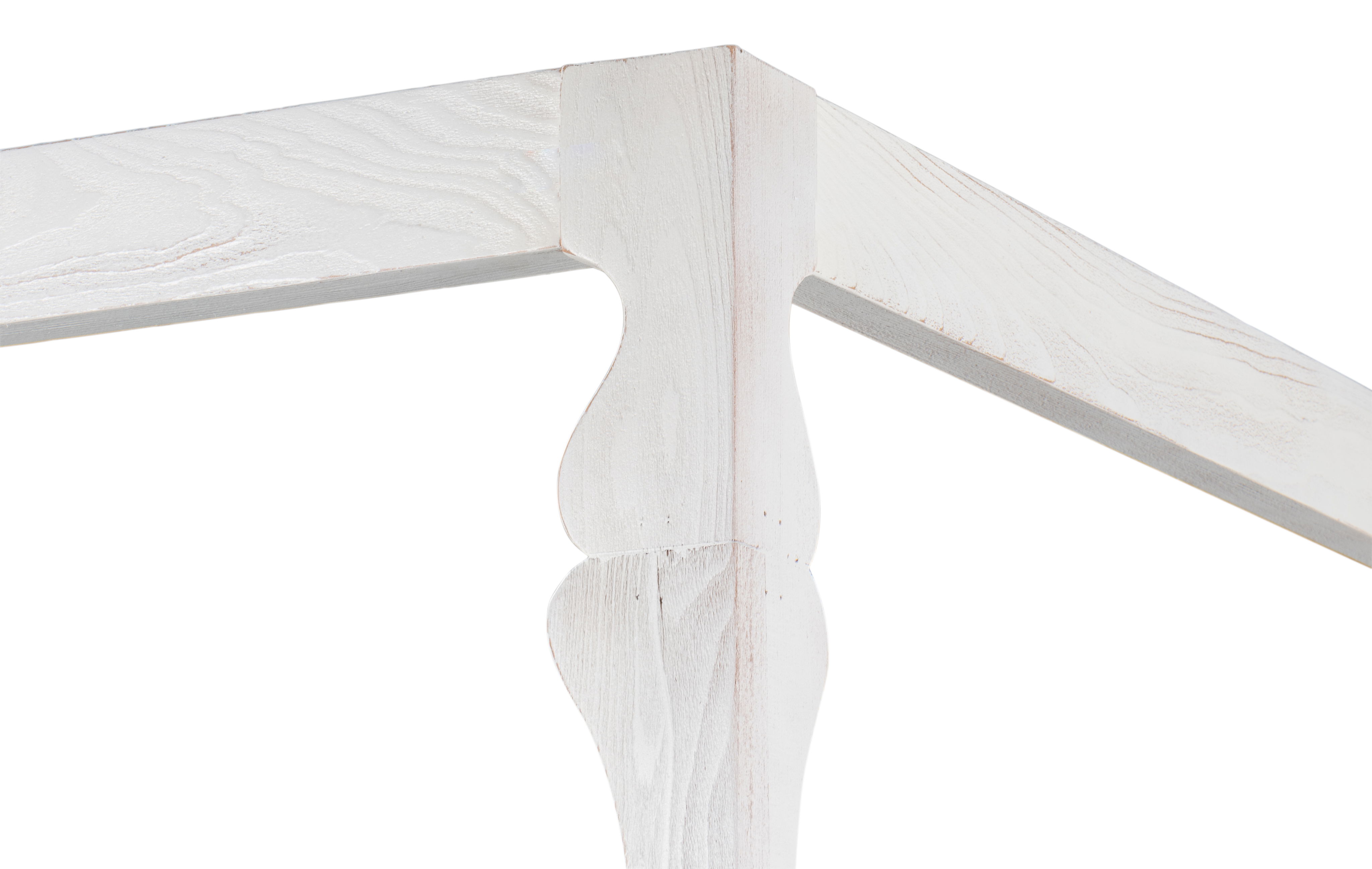 Madeline Bungalow Bed King Bungalow Wht, Headboards & Footboard by Sarreid, 89" length x 85" width x 94" height View 7