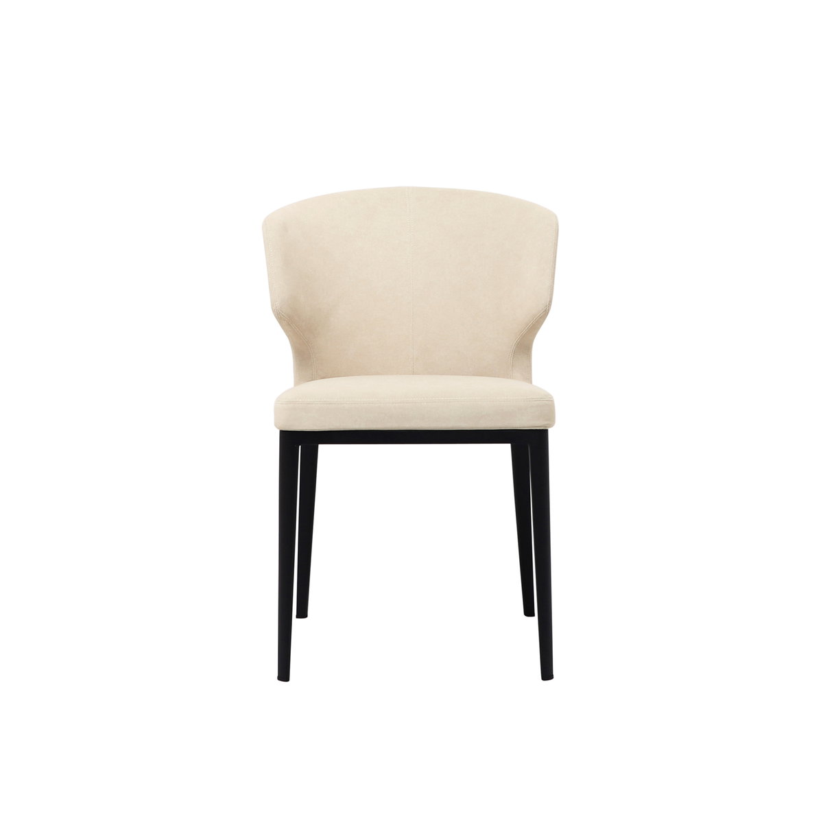 Delaney Dining Chair Warm Beige-set Of Two, by Moe's Home, 20.1" width x 30.7" height x 21.7" depth View 4