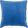 Cotton Velvet Lumbar Pillow Down, Decorative Pillow by Surya, 13" length x 19" width thumbnail