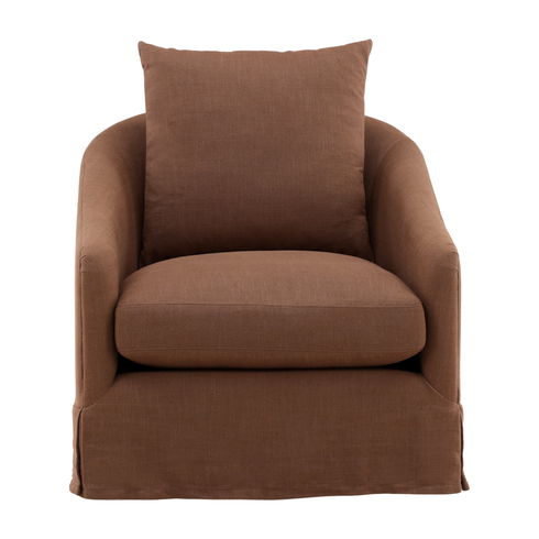 Laura Swivel Chair Coffee
