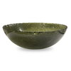 Veridian Shimmer Earthy Glass Bowl, Decorative Tray by Uttermost, 16" width x 6" height x 16" depth thumbnail 1