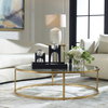 Radius Modern Circular Coffee Table, by Uttermost, 48" width x 14.5" height x 48" depth thumbnail 2