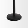 Qwin Matte Black Cast Aluminum Medium Candle Holder, Candles & Candle Holder by Mercana, 4.5" length x 4.5" width x 13" height thumbnail 7