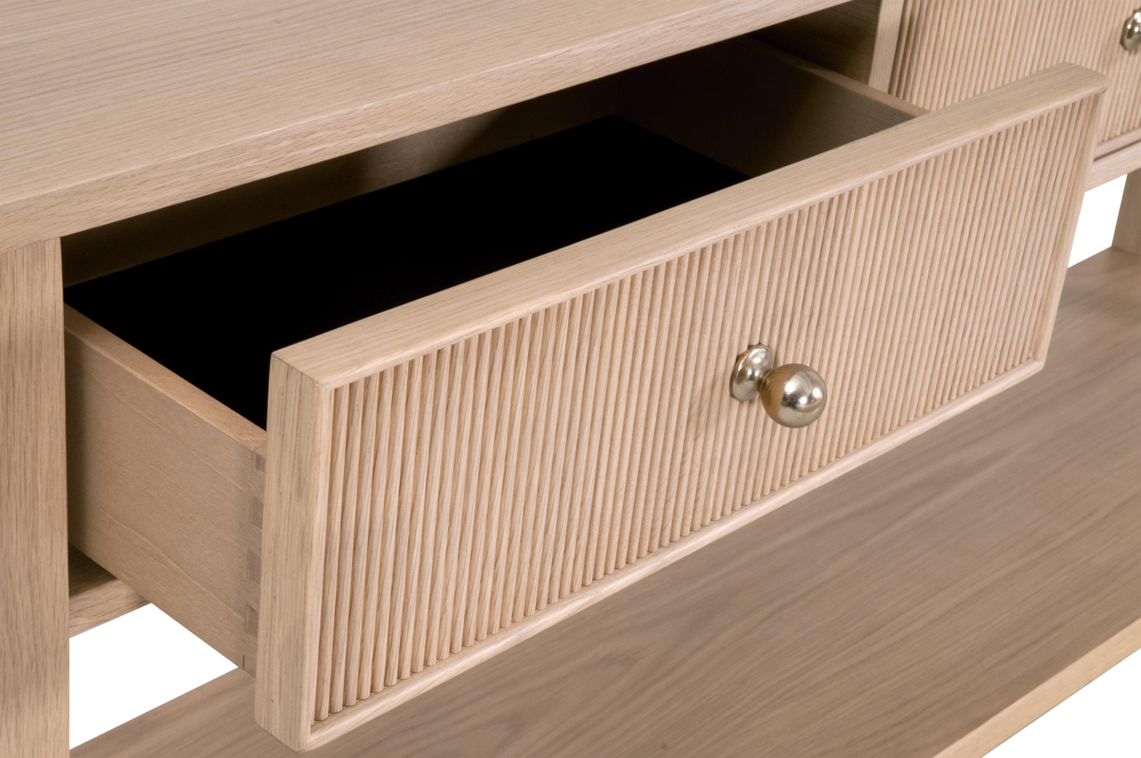 Highland 3-Drawer Console Table large image 