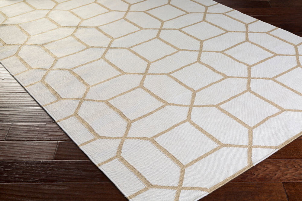Lagoon Handmade Rug, by Surya, 1'6" length x 1'6" width