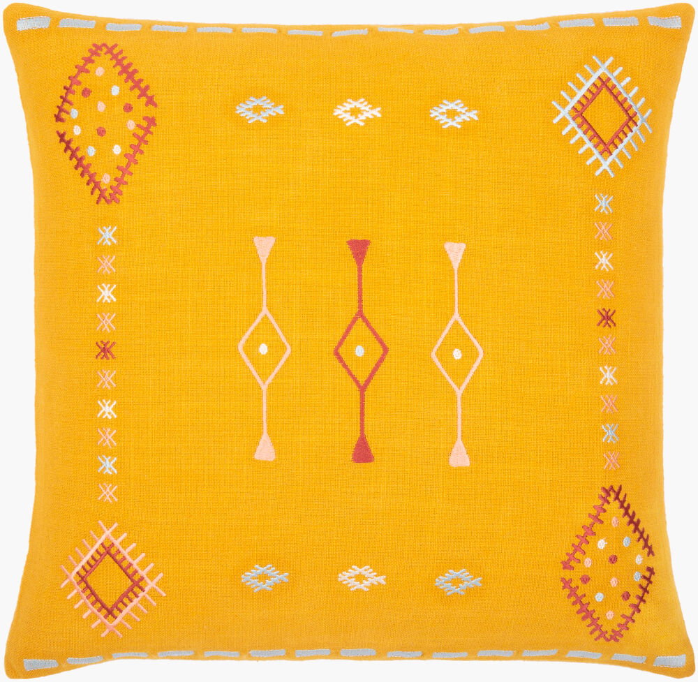 Zina Accent Pillow, Decorative Pillow by Surya, 18" length x 18" width