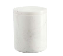 Online Designer Bathroom Frost Marble Accessories, Canister