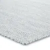 Provence Geometric Hand-Woven Wool Light Blue/Ivory Area Rug thumbnail 1