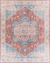 Iris Machine Woven Rug, by Surya, 3'9.28" length x 2'2.38" width thumbnail