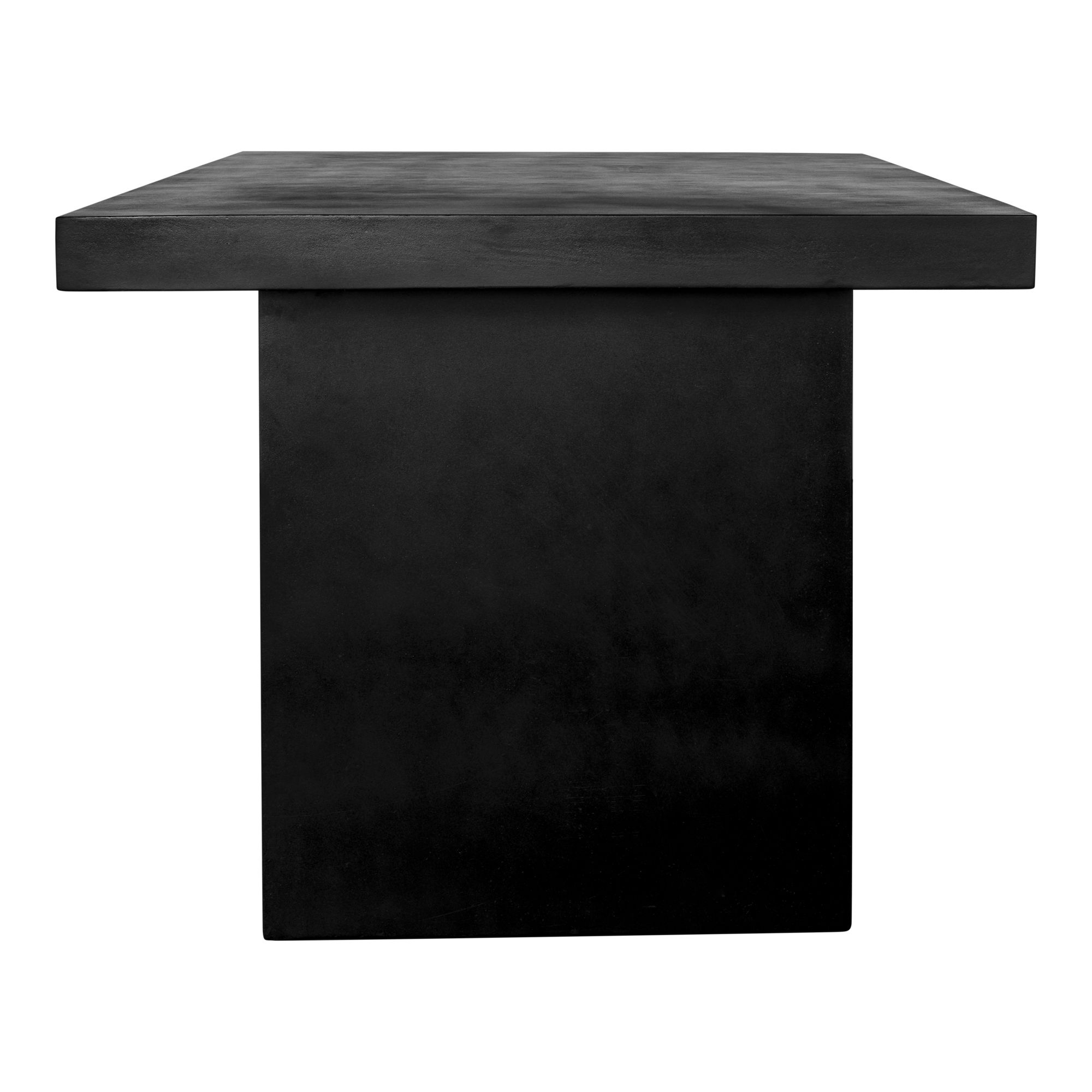 Aurelius 2 Outdoor Dining Table Black, Outdoor Table by Moe's Home, 5'3" width x 2'6" height x 2'11.5" depth View 3