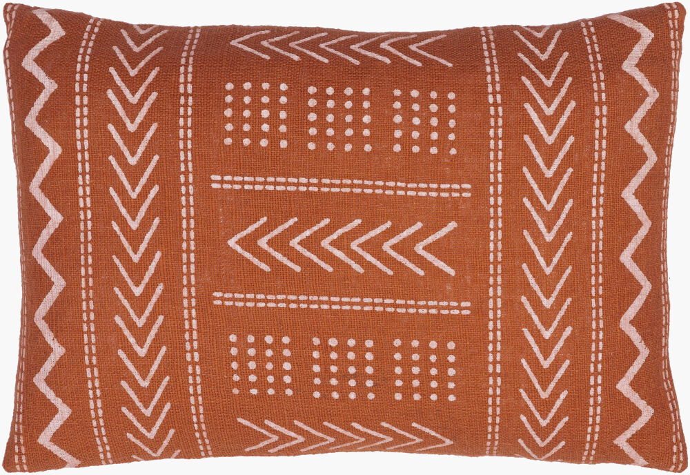 Malian Lumbar Pillow, Decorative Pillow by Surya, 14" length x 22" width