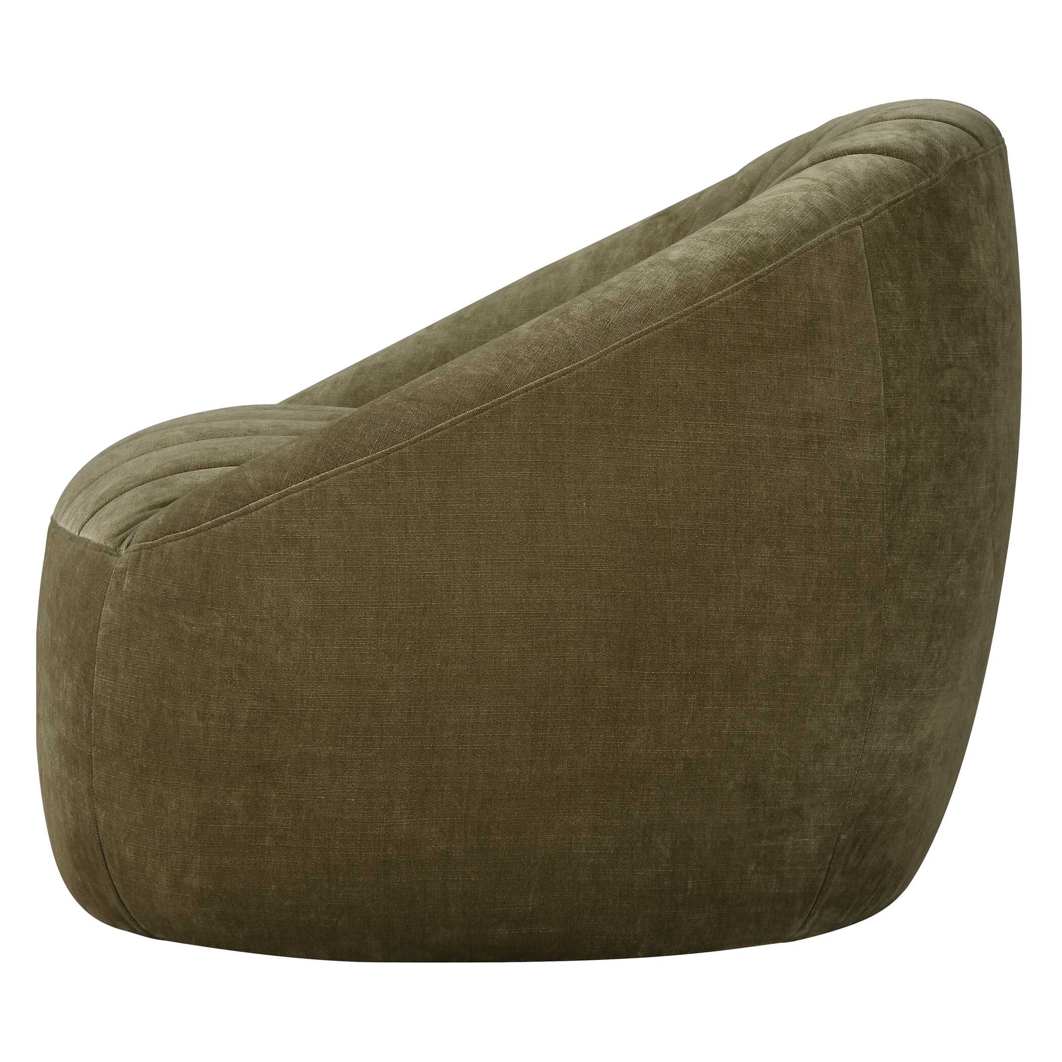 Narrows Moss Green Swivel Chair large image 