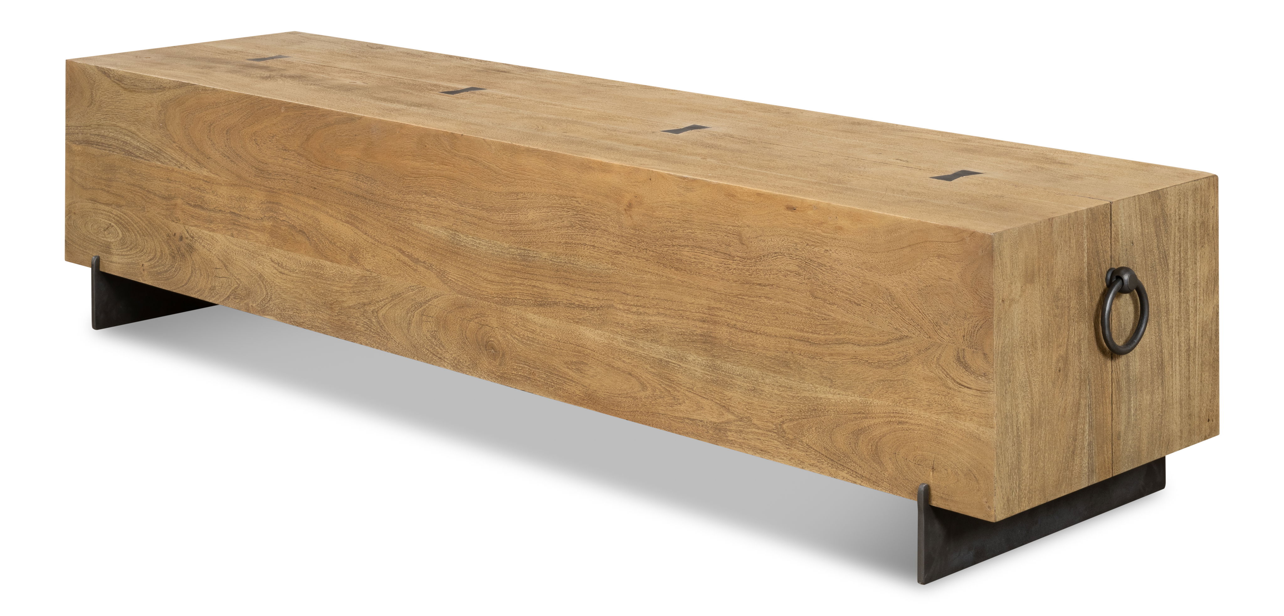 Stuben Bench, Seating by Sarreid, 80" length x 21" width x 18" height View 9