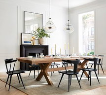 Online Designer Dining Room Toscana Extending Dining Table, Seadrift, 88.5" - 124.5" L