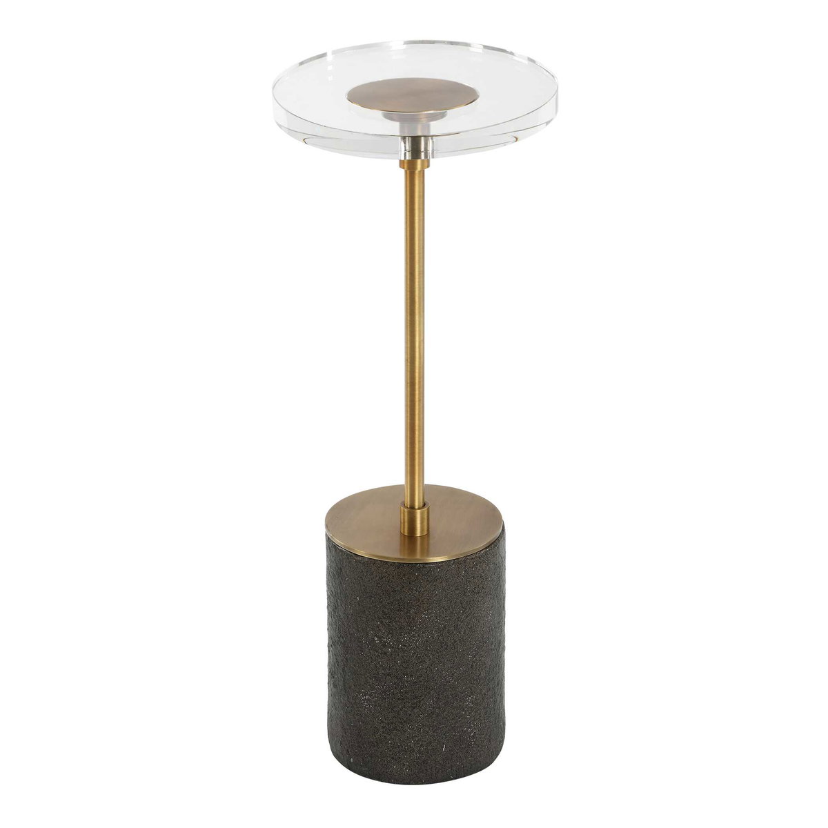 Kaufman Crystal Accent Table, Side & End Table by Uttermost, 11" width x 22" height x 8.5" depth View 5