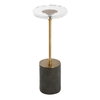 Kaufman Crystal Accent Table, Side & End Table by Uttermost, 11" width x 22" height x 8.5" depth thumbnail 5