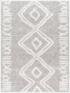 Cloudy Shag Machine Woven Rug, by Surya, 1'3.75" length x 1'3.75" width thumbnail