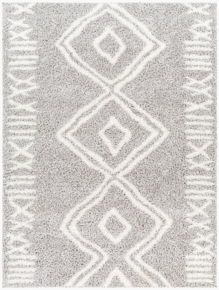 Cloudy Shag Machine Woven Rug, by Surya, 1'3.75" length x 1'3.75" width