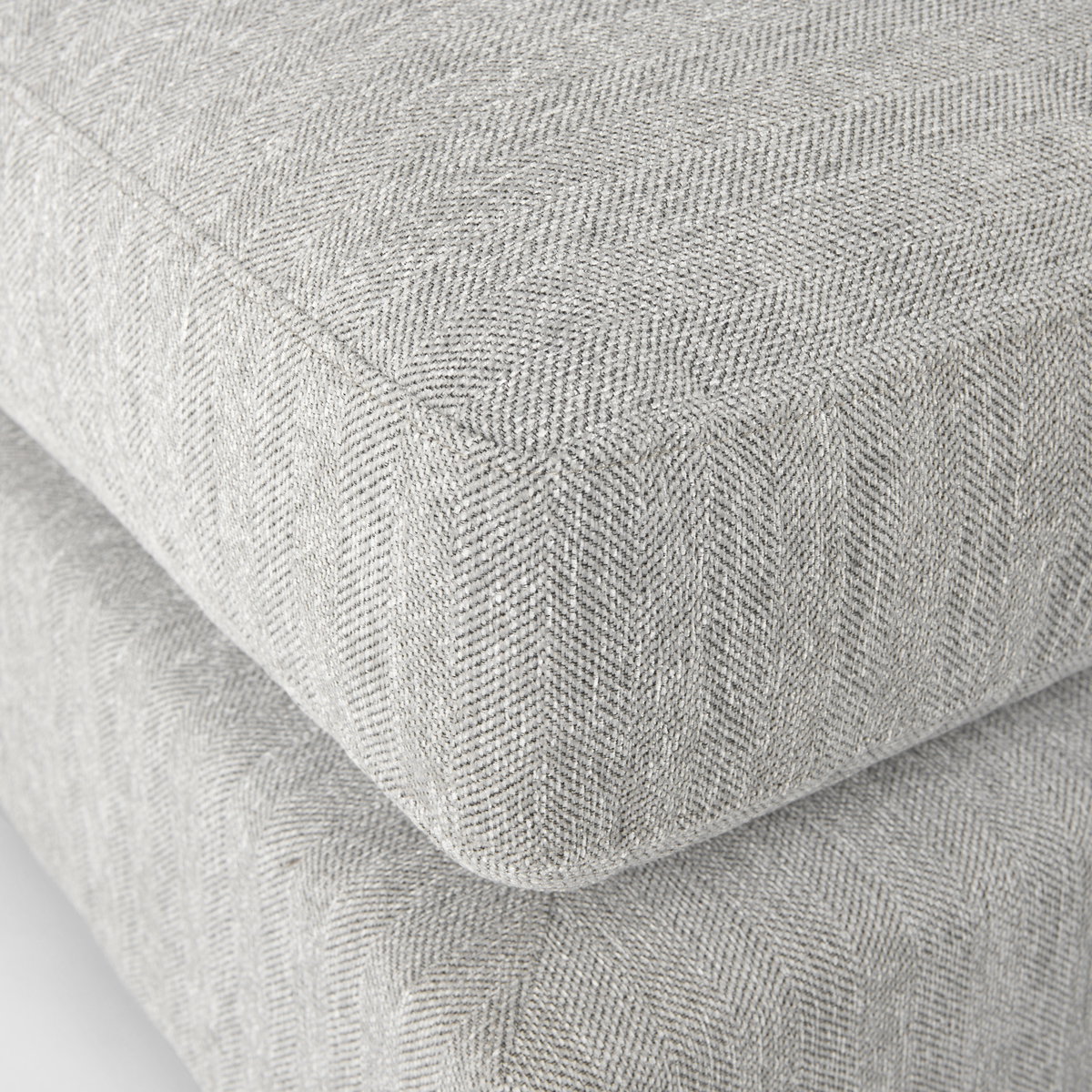 Valence 37.8L x 38.6W x 28.3H Light Gray Corner Sectional Piece, Sectional Sofa by Mercana, 37.8" length x 38.58" width x 28.35" height View 12