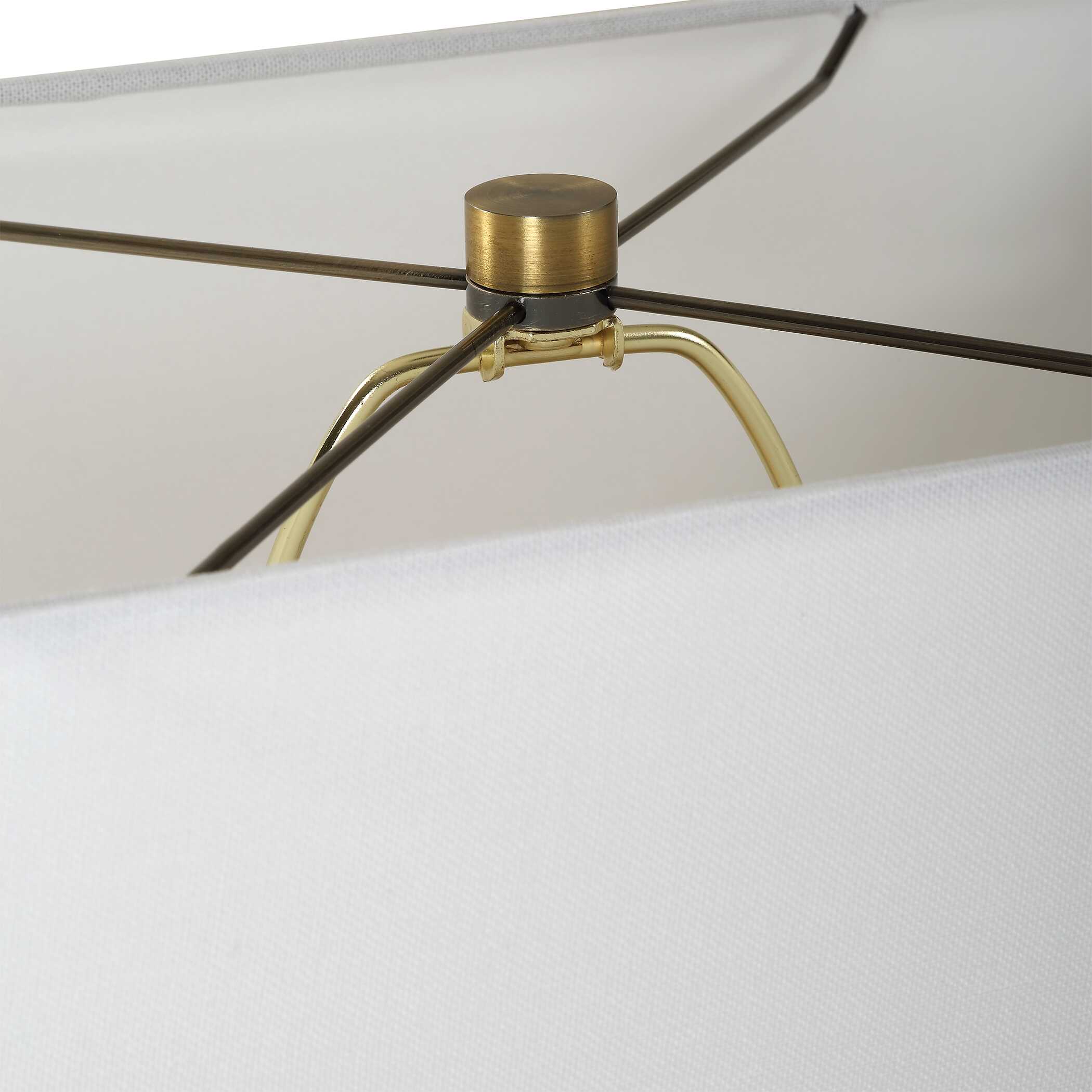 Basalt Black Stone Table Lamp large image 