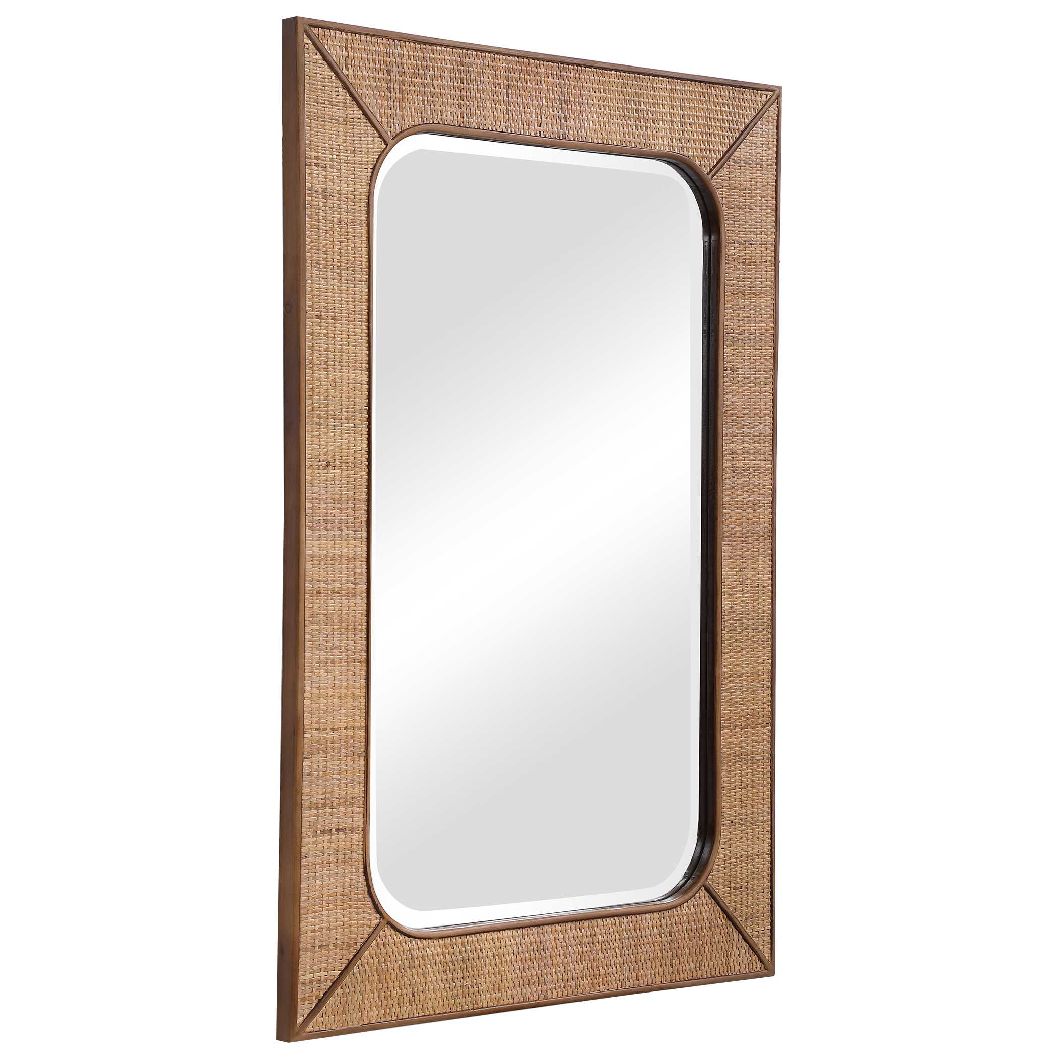 Tahiti Rattan Mirror large image 