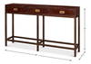 Campaign Embossed Console, by Sarreid, 1' length x 5' width x 2'11" height thumbnail 13