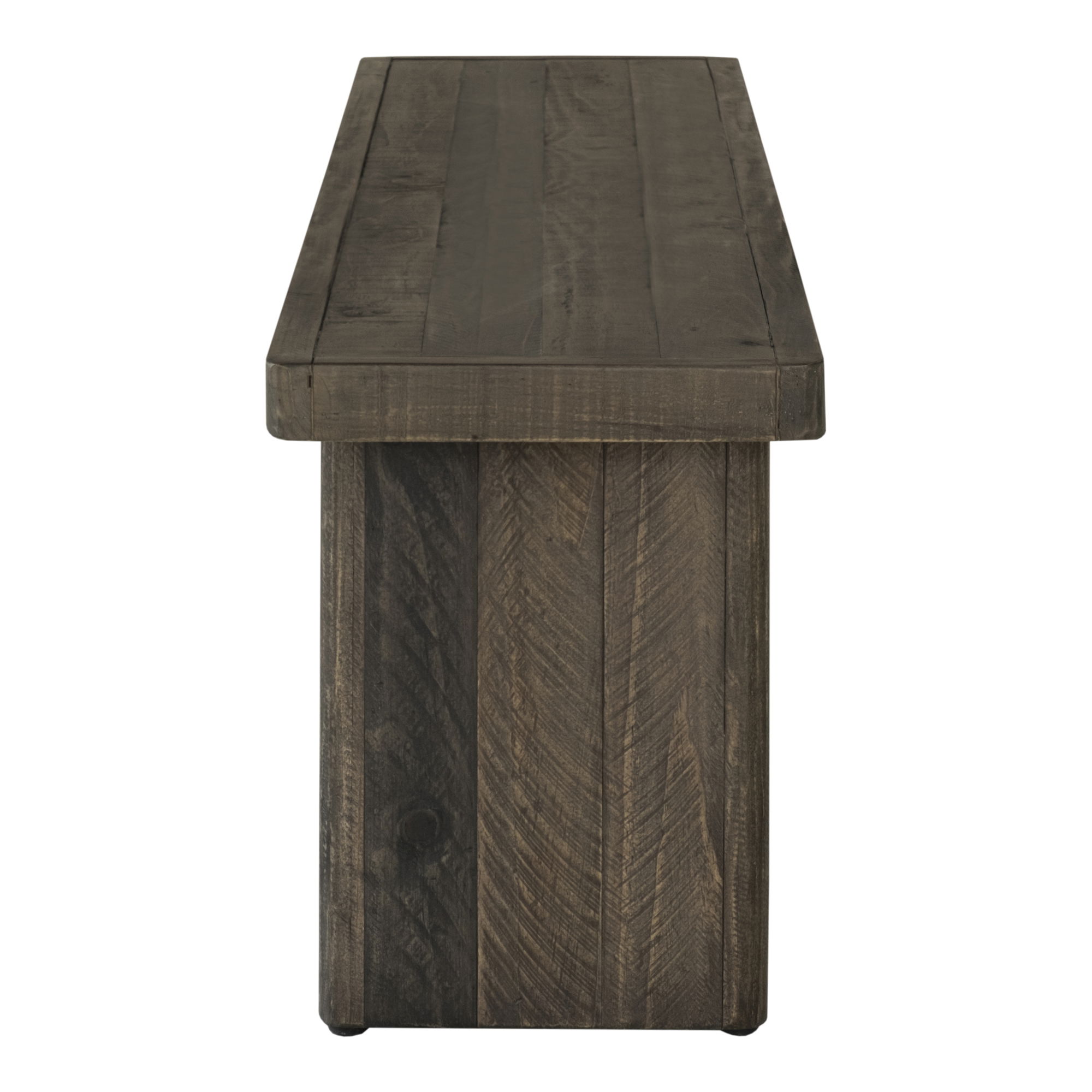 Monterey Bench Aged Brown, Benche by Moe's Home, 73" width x 18" height x 14" depth View 4